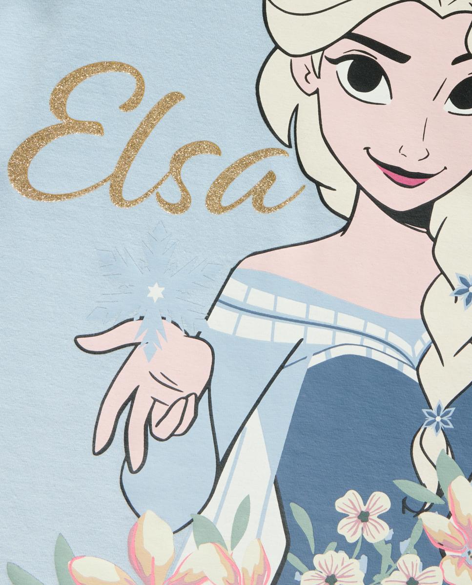 Camisola Frozen de Manga Comprida Azul-3