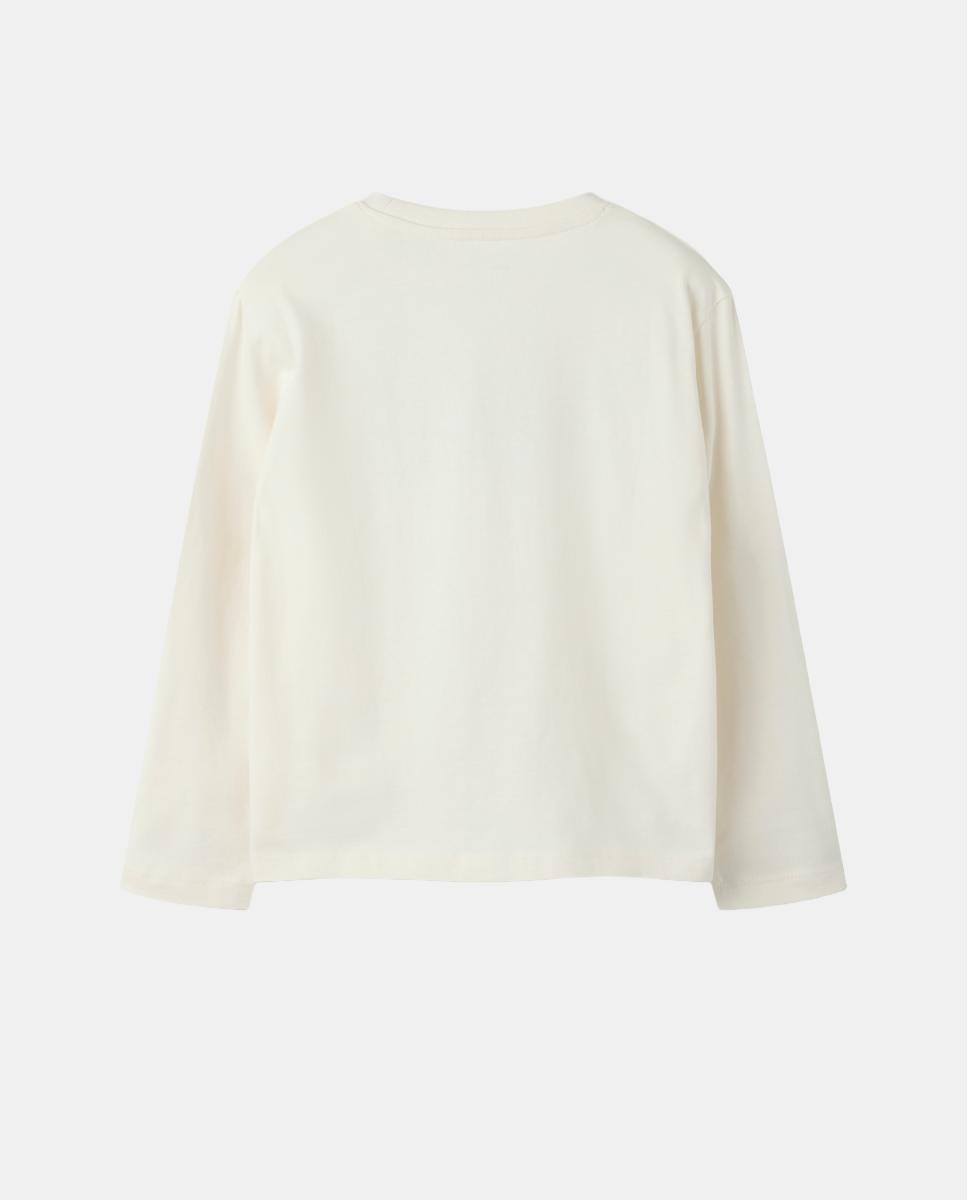 Camisola com manga comprida Bege-3