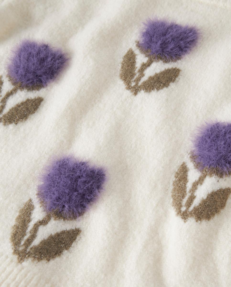 Jersey tulipanes de niña - name it - Crema Crema-5