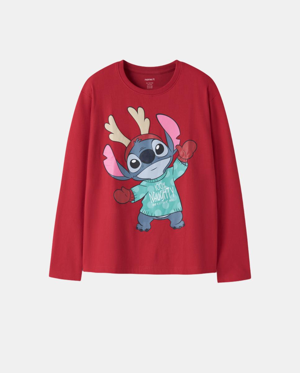 Imagen 2 de Camiseta Stitch de navidad - name it - Rojo Rojo