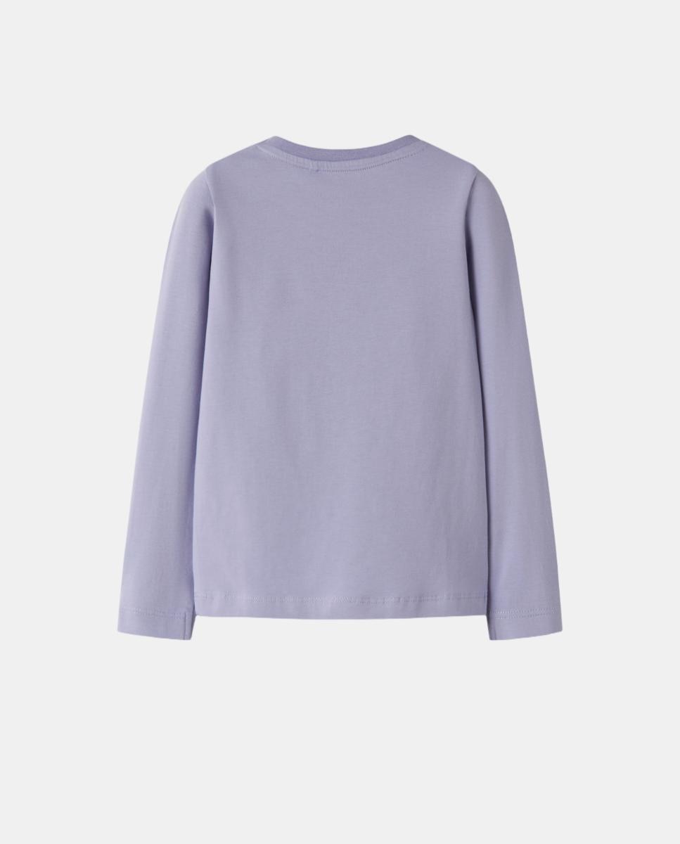 Camisola de manga comprida Lilás-3