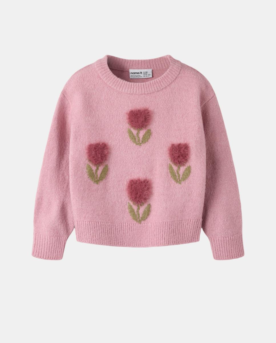 Jersey tulipanes de niña - name it - Rosa Rosa-3