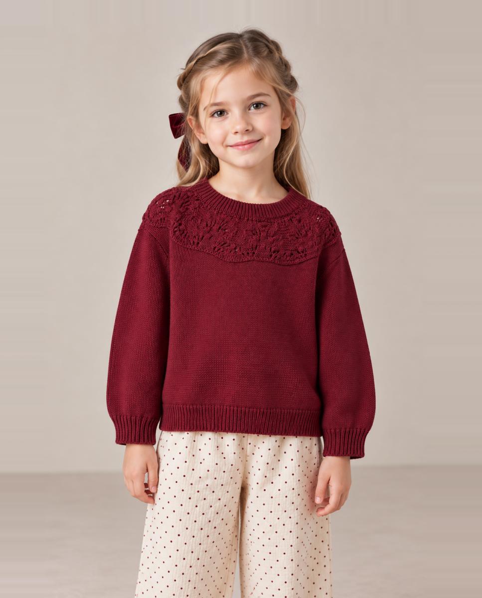 Imagen 0 de Jersey de niña Rojo
