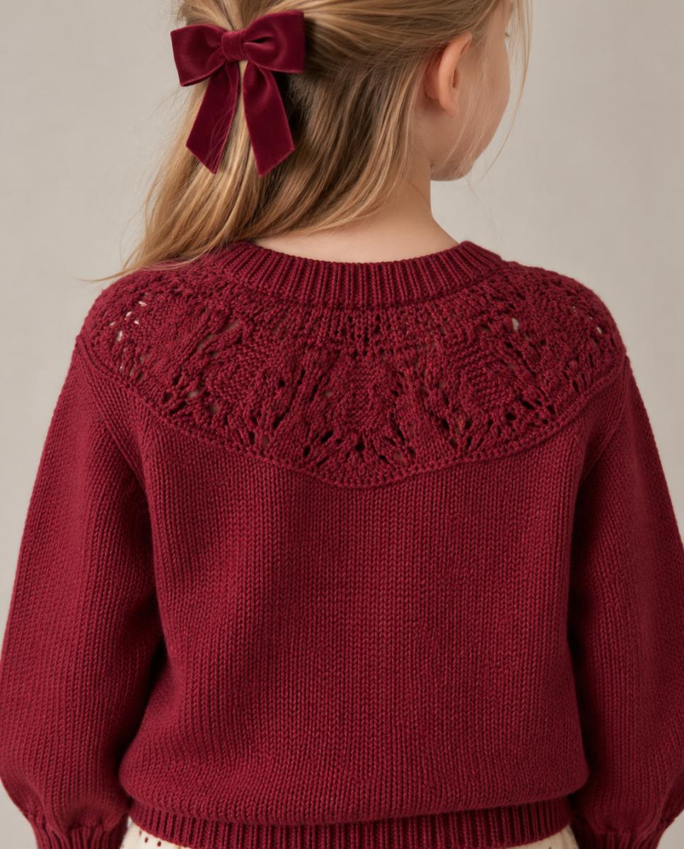 Jersey de niña - name it - Rojo Rojo-3