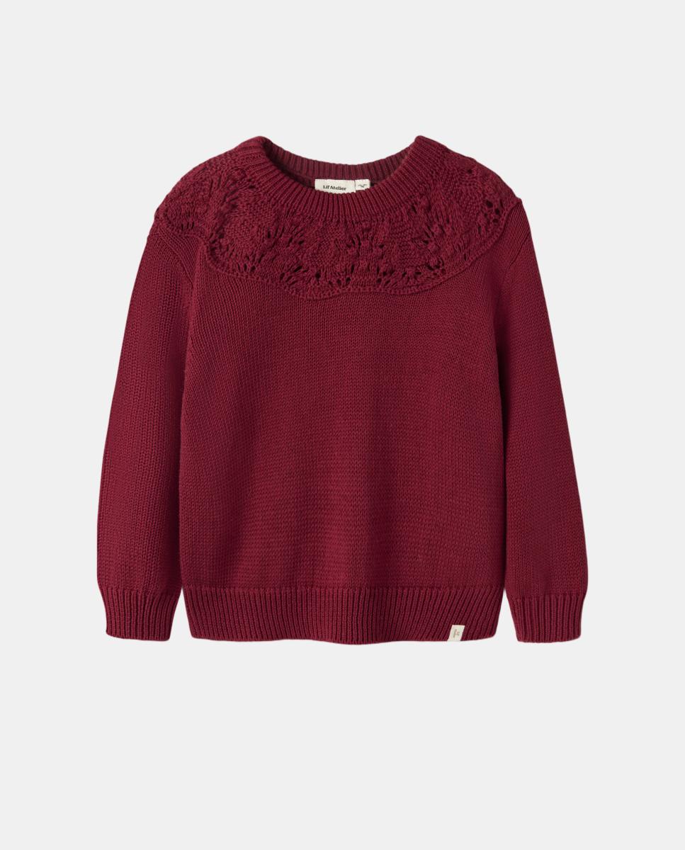 Jersey de niña - name it - Rojo Rojo-4