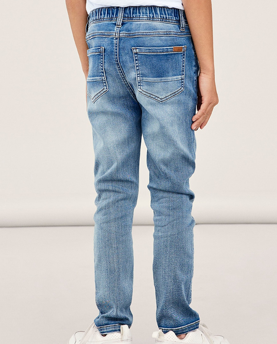 Jeans com Cintura Ajustável name it Azul-claro-2
