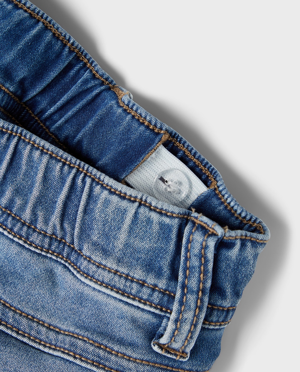 Jeans com Cintura Ajustável name it Azul-claro-6