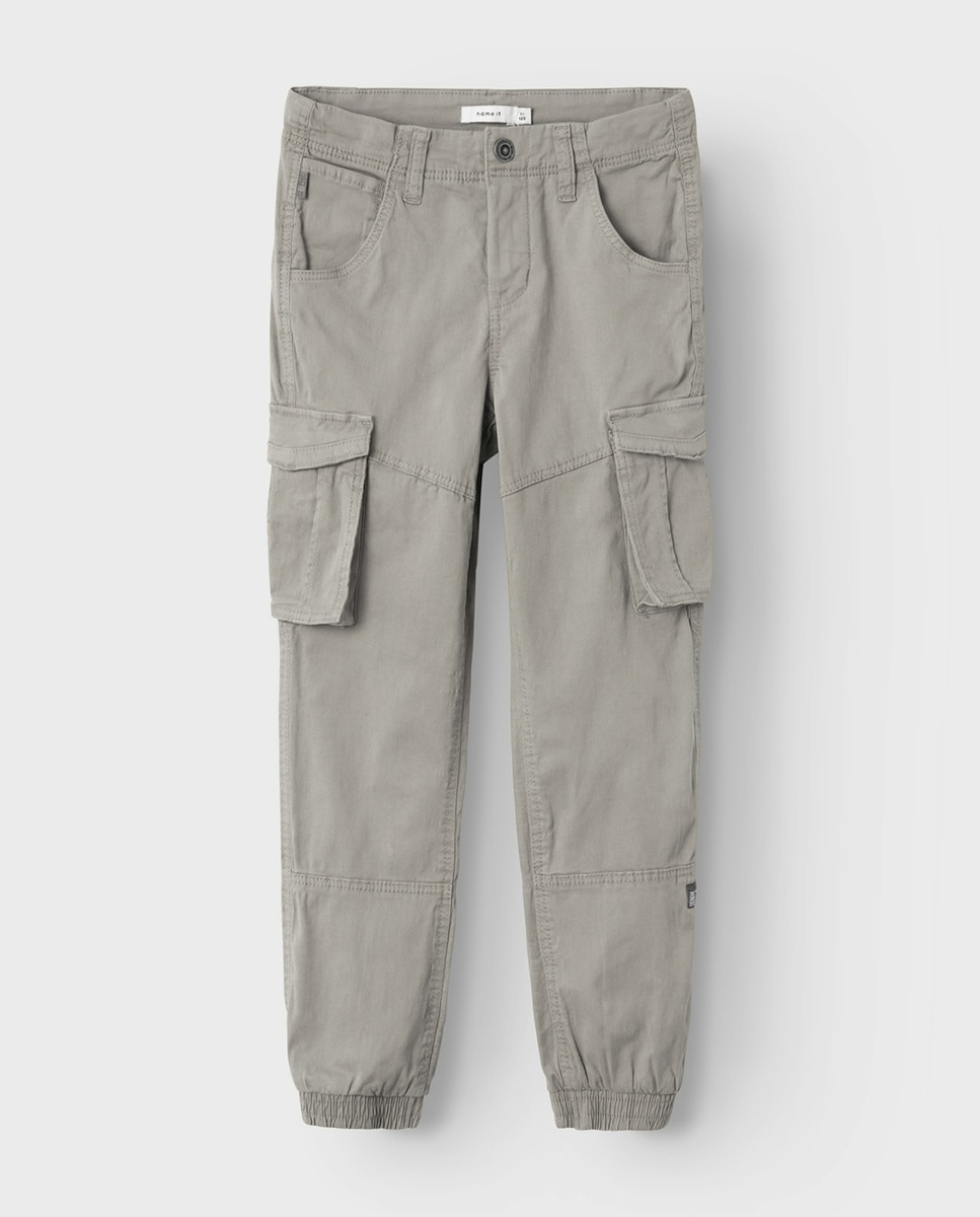 Pantalón cargo de niño - name it - Gris Gris-7
