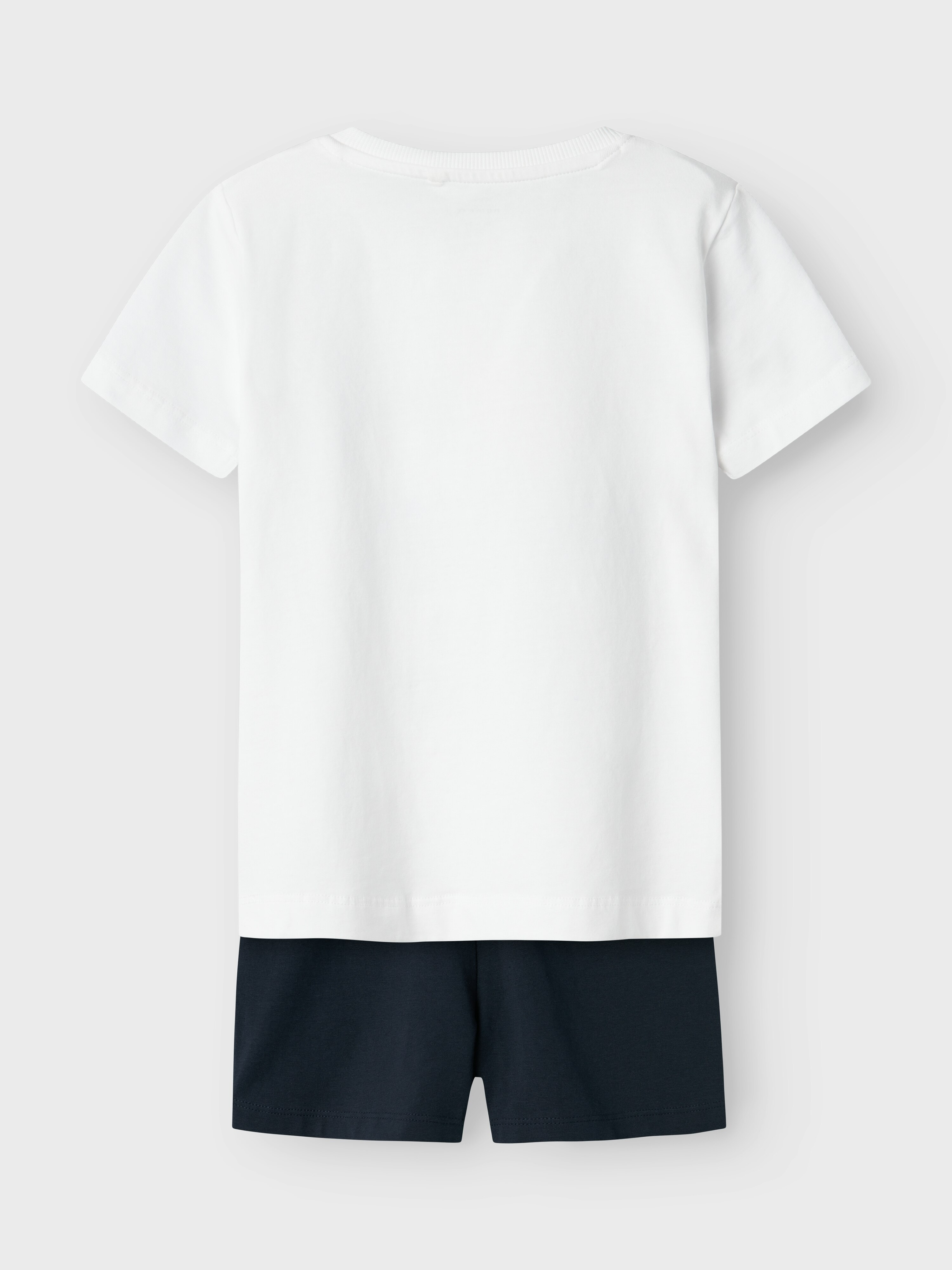 Conjunto com T-shirt e Calções Branco-2