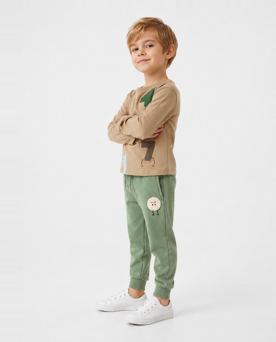 Pantalón de niño con cintura ajustable - name it - Verde Verde-1