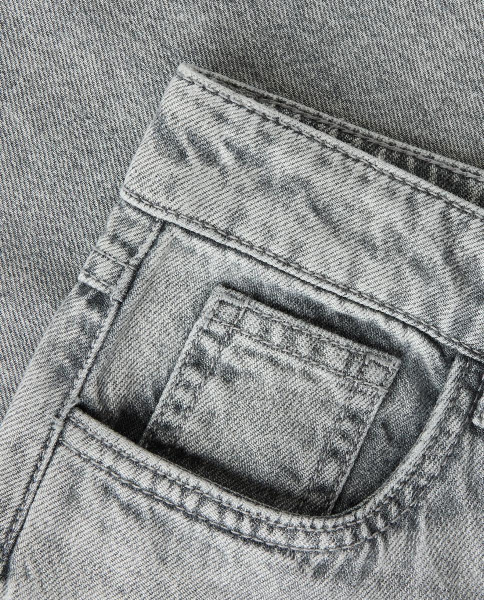 Vaquero baggy de niño - name it - Gris Gris-3