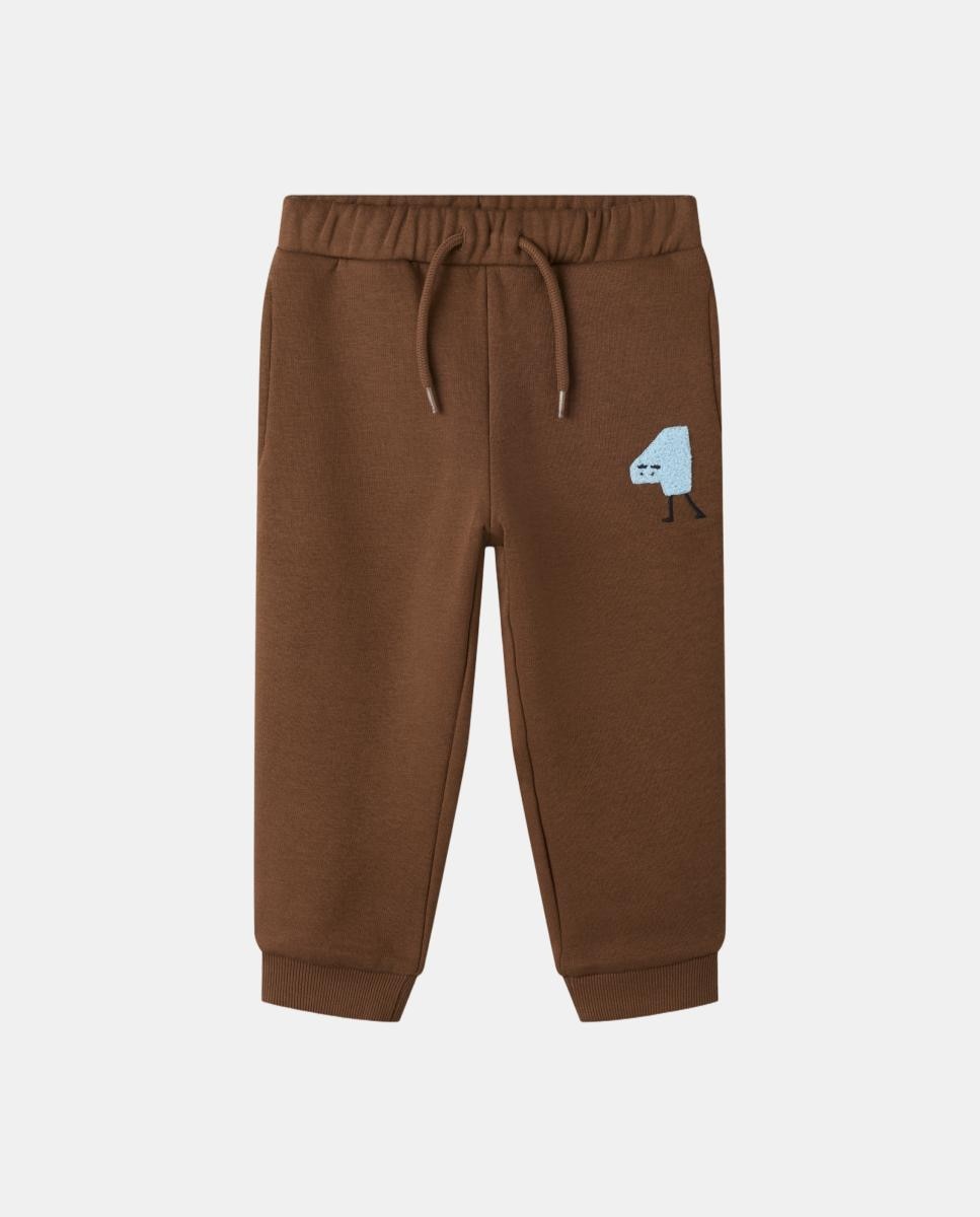 Pantalón de niño con cintura ajustable - name it - Marrón oscuro Marrón oscuro-3