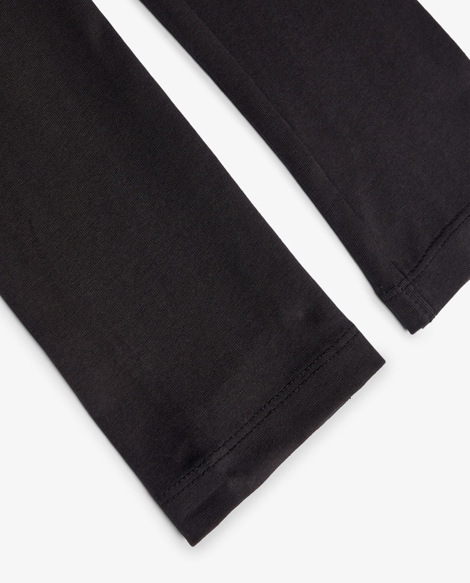 Leggins de niña color - name it - Negro Negro-3