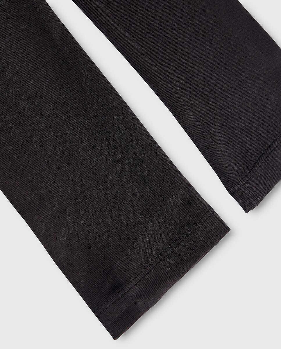Leggins de niña color - name it - Negro Negro-6