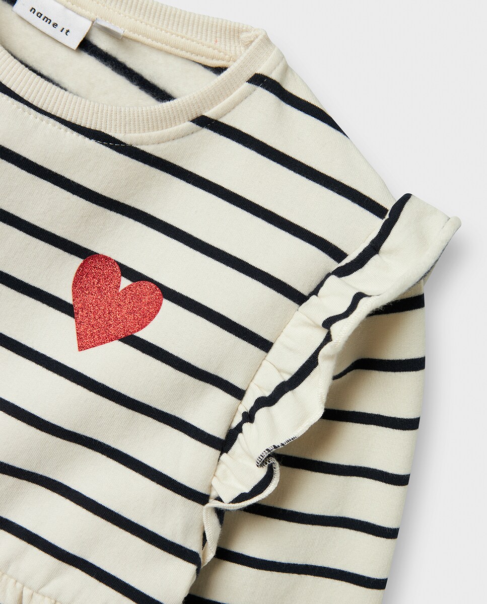 Vestido de Marinheiro para Criança Branco-3