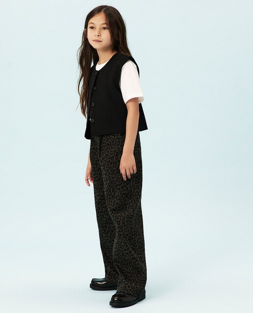 Imagem 0 de Calças com Animal Print