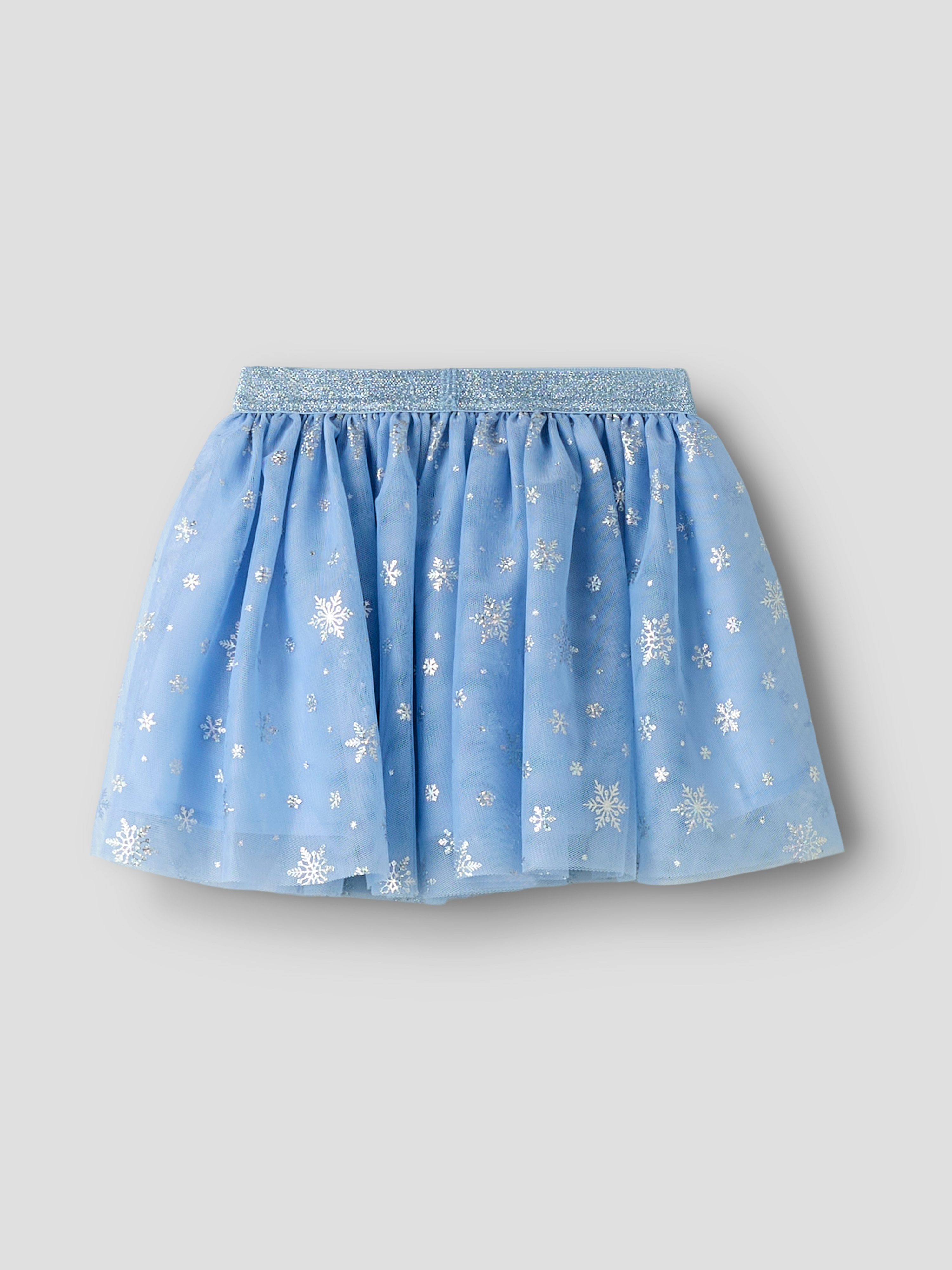Saia de Tule com Estrelas Azul-1