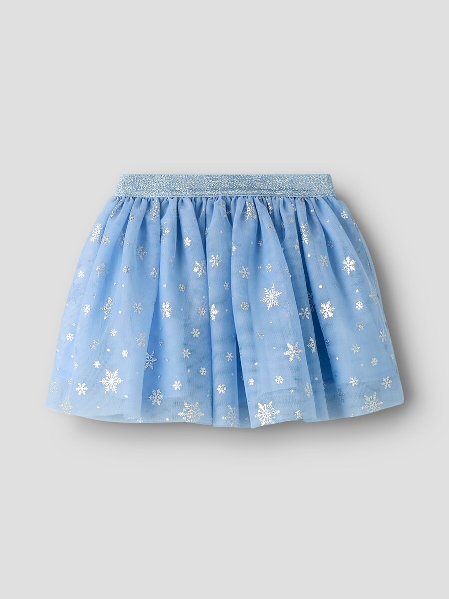 Saia de Tule com Estrelas Azul-2