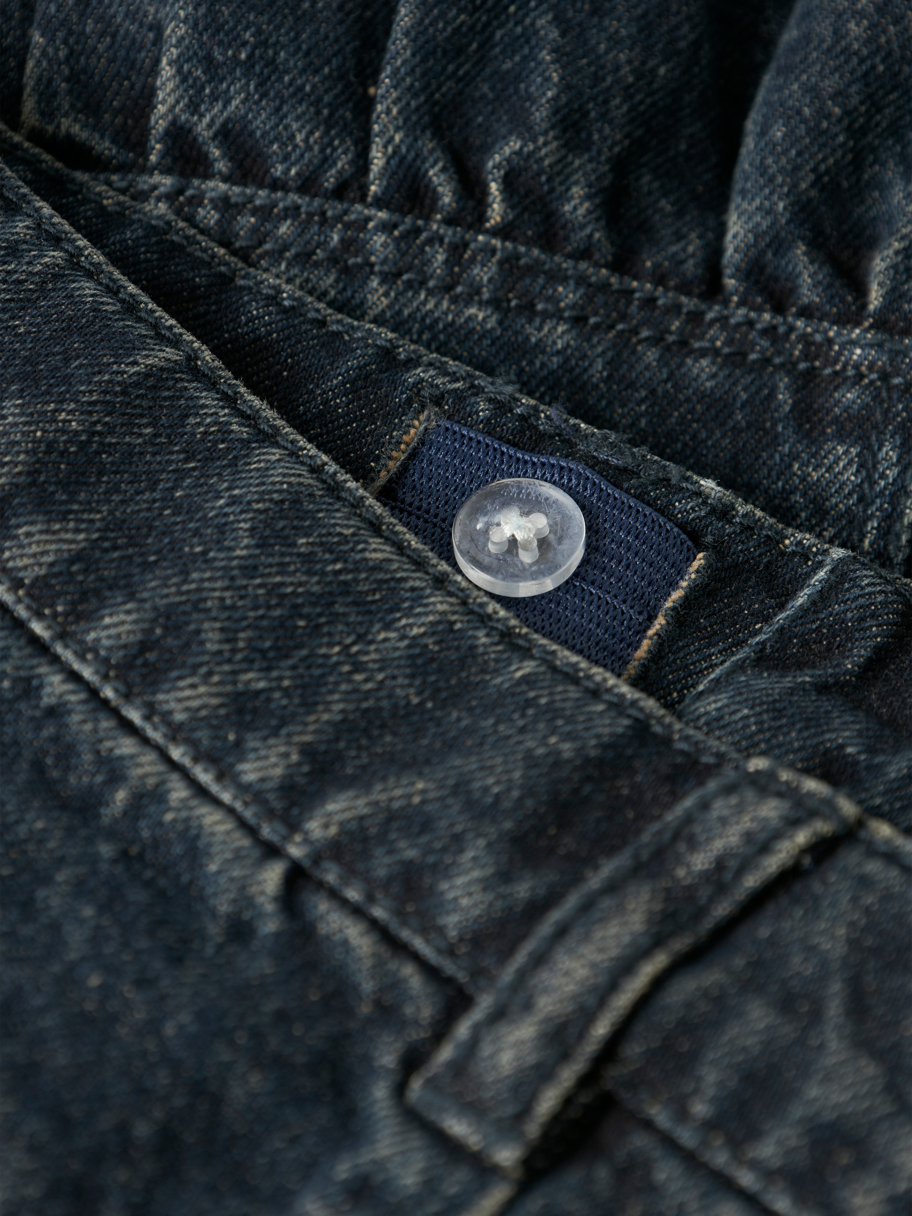 Saia de Ganga com Detalhes Subtis Azul-5