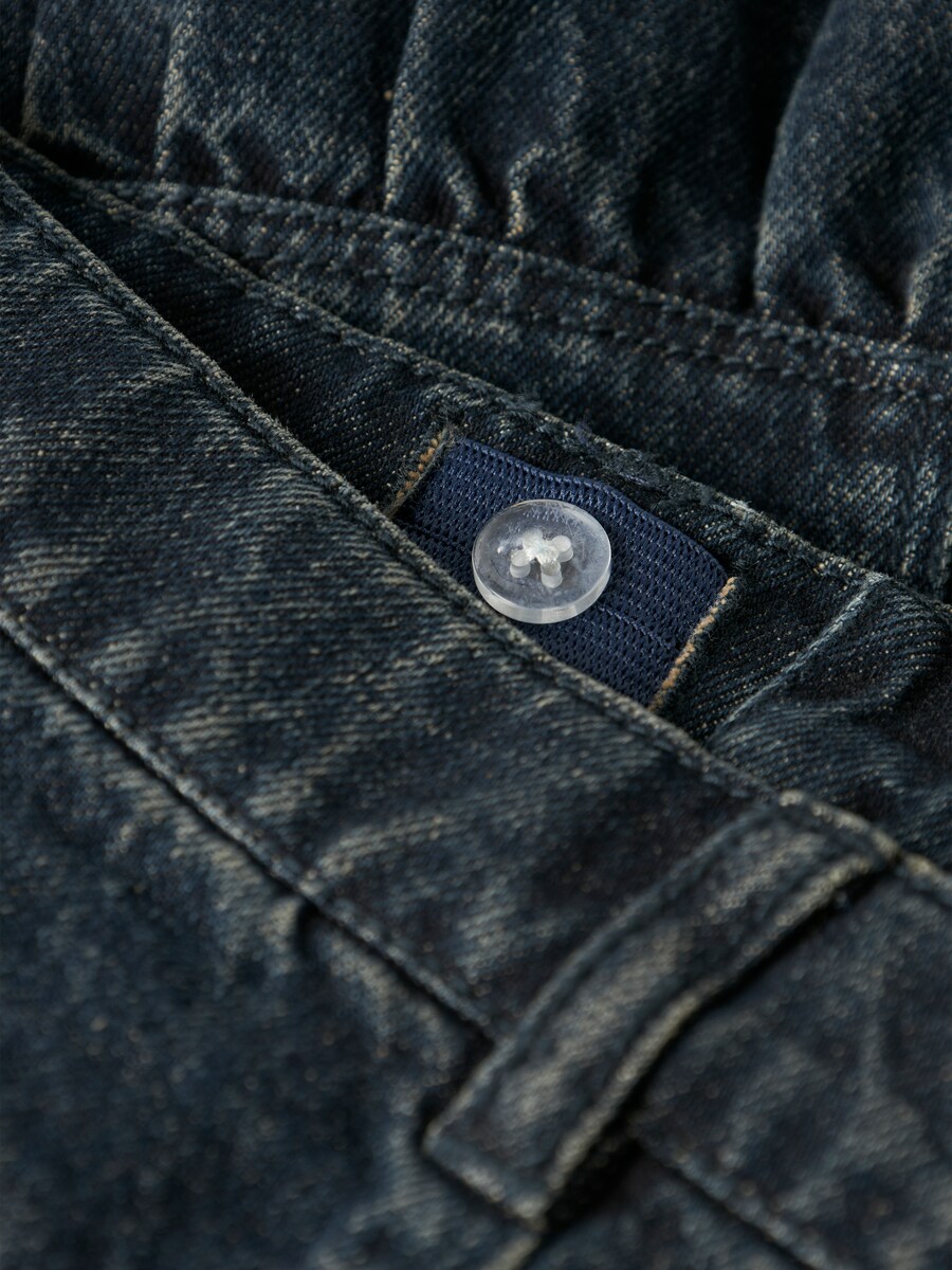 Saia de Ganga com Detalhes Subtis Azul-5