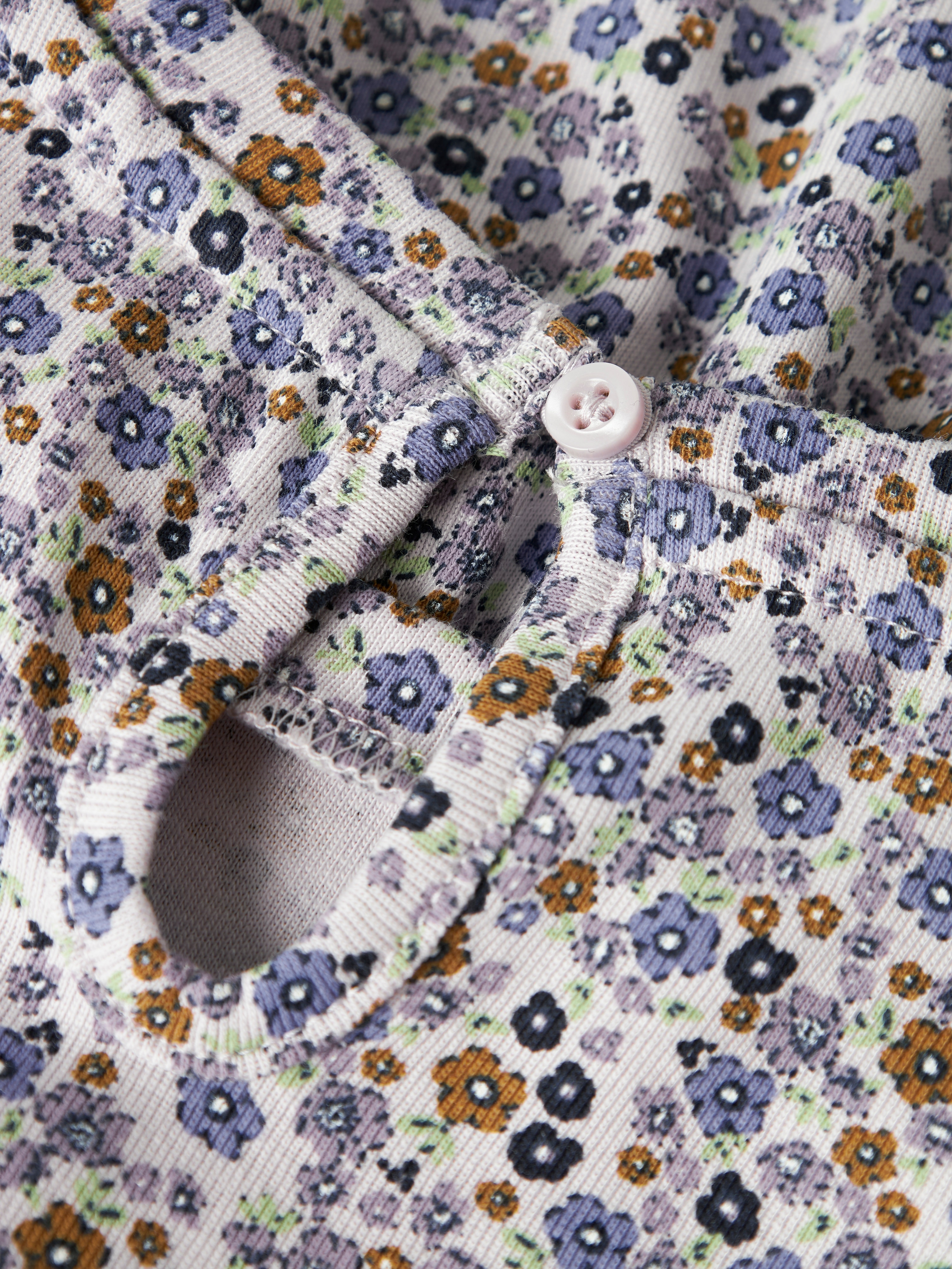 Vestido com Estampado Floral name it Roxo-4