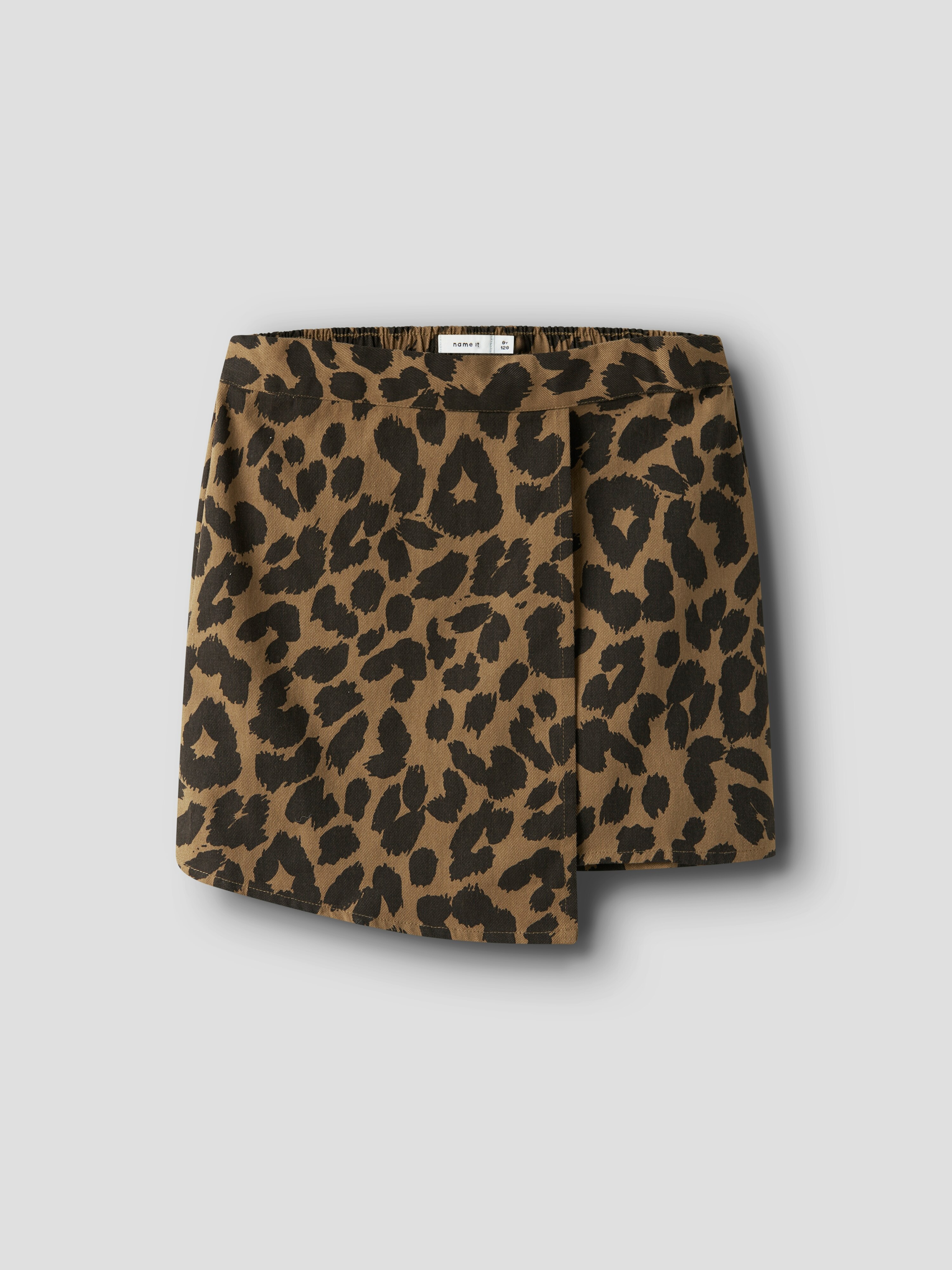 Saia-Calça com Estampado Castanho-3