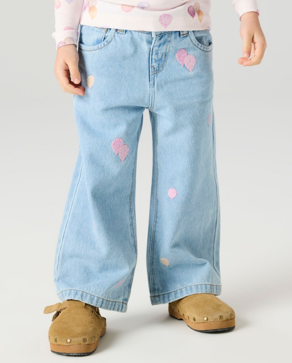 Jeans com Detalhe de Balões name it Azul-2