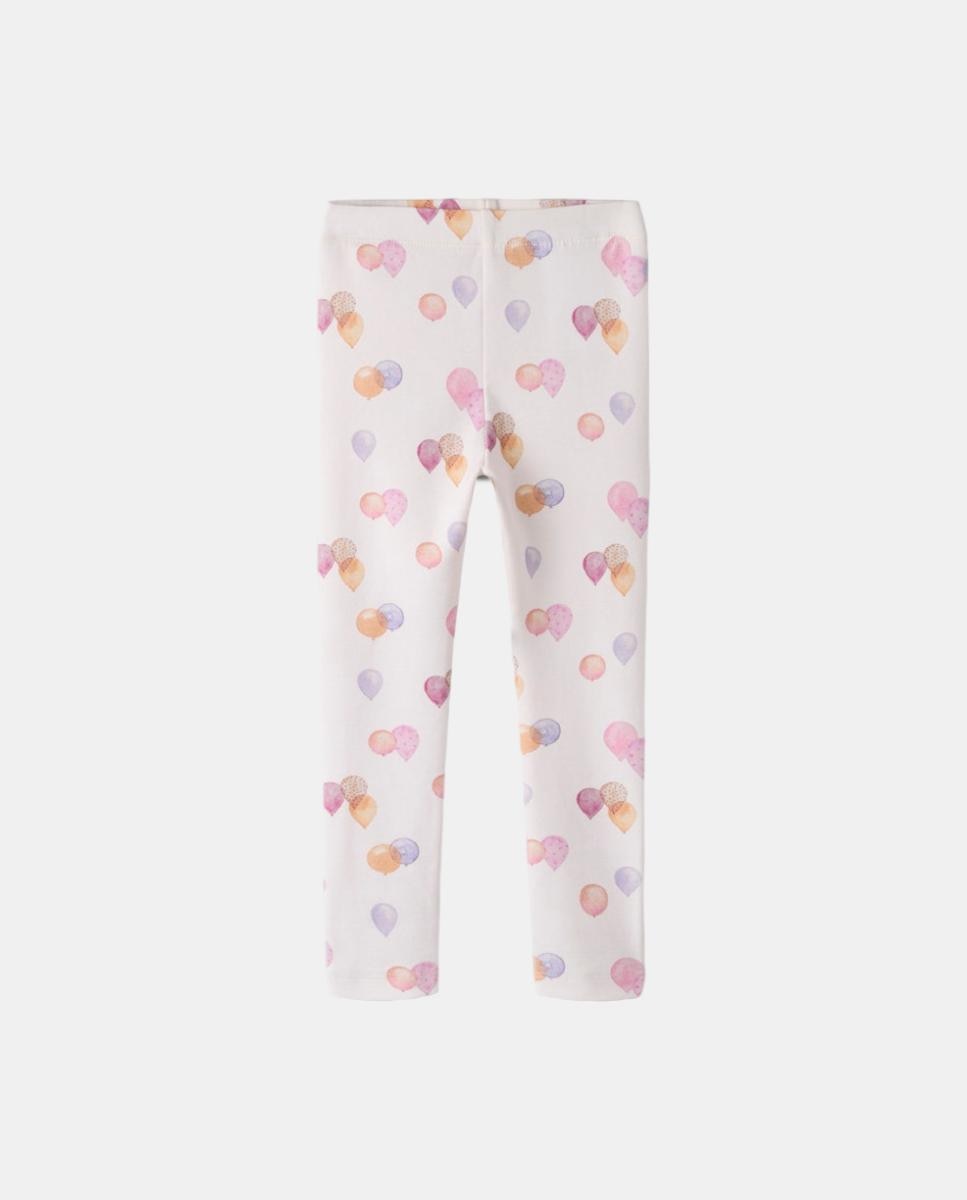 Leggings com Detalhe de Balão name it Bege-3