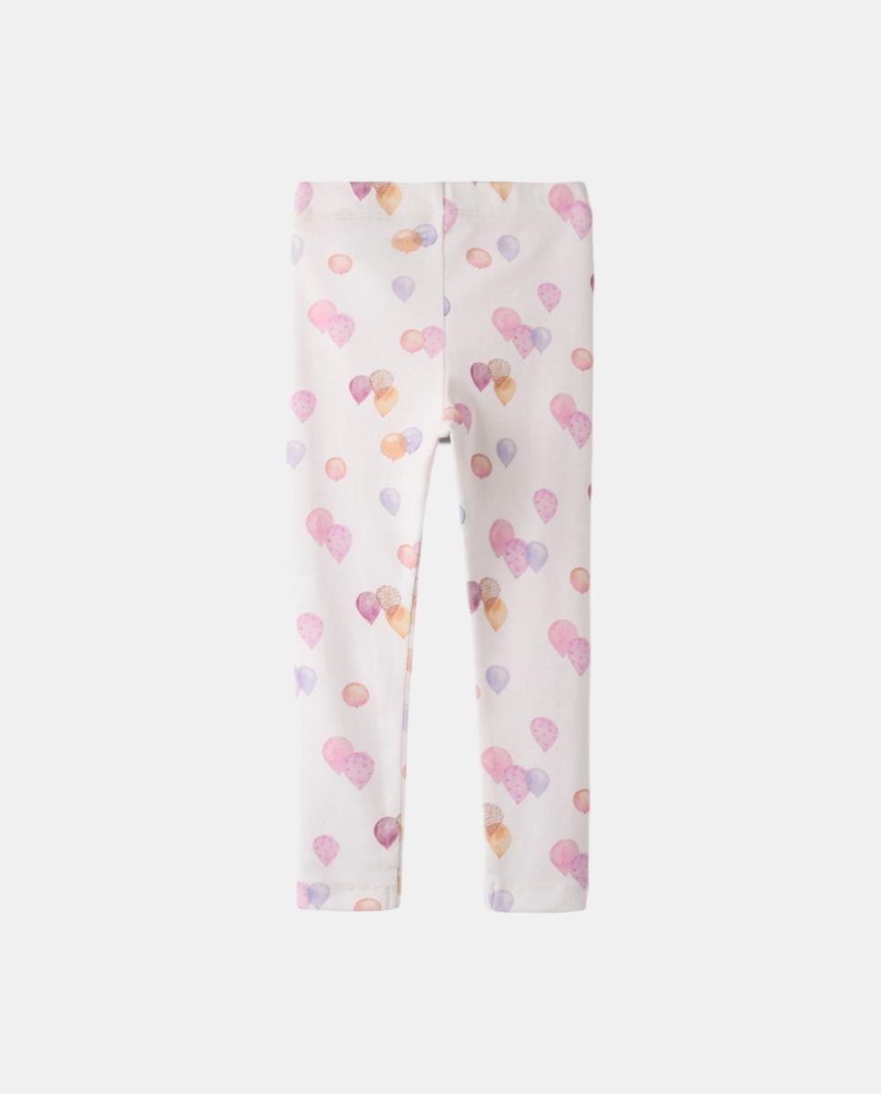 Leggings com Detalhe de Balão name it Bege-4