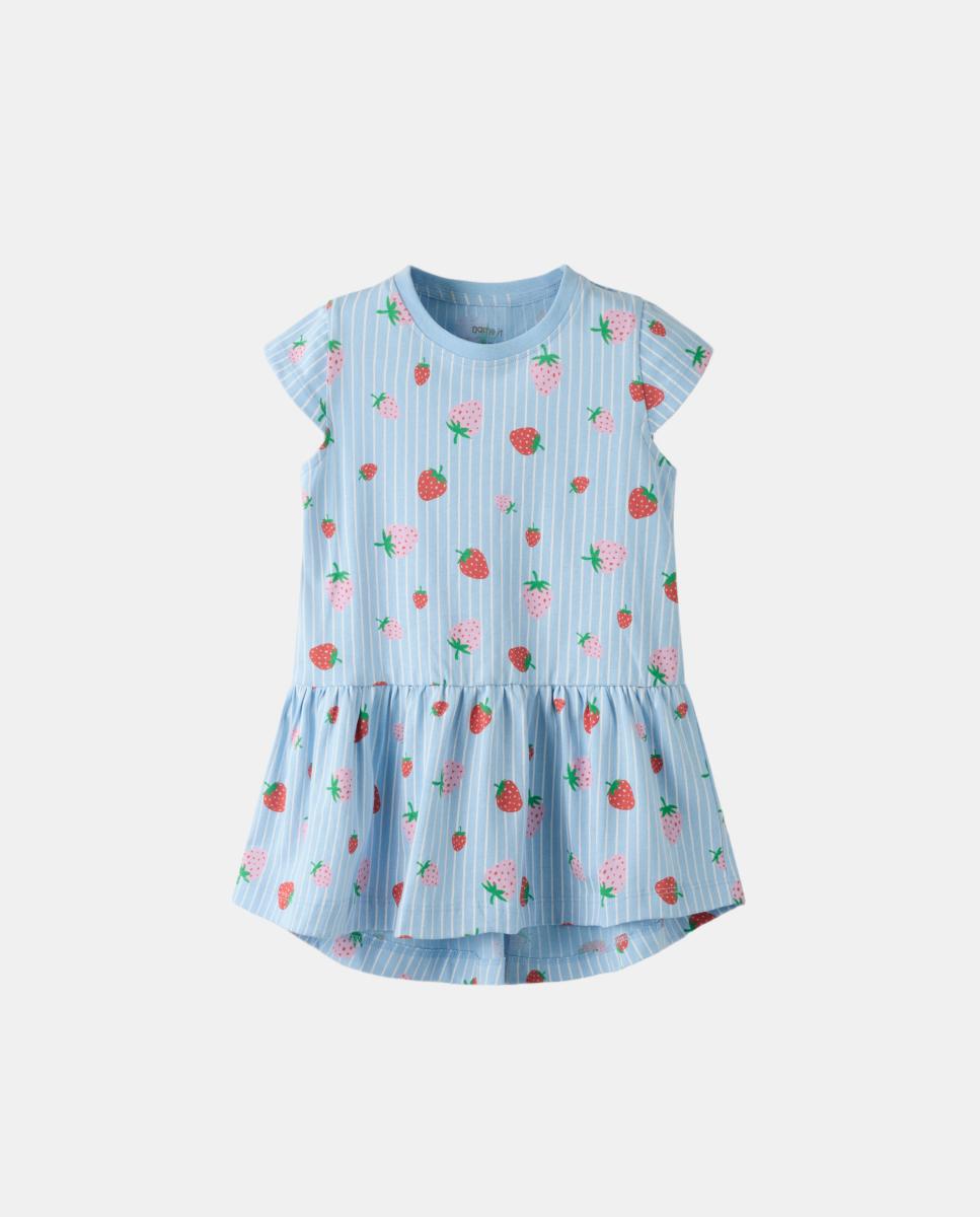 Vestido de manga corta - name it - Azul Azul-1