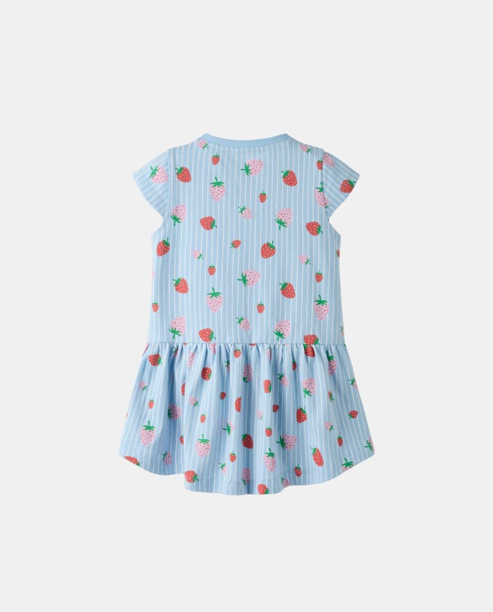 Vestido de manga corta - name it - Azul Azul-2