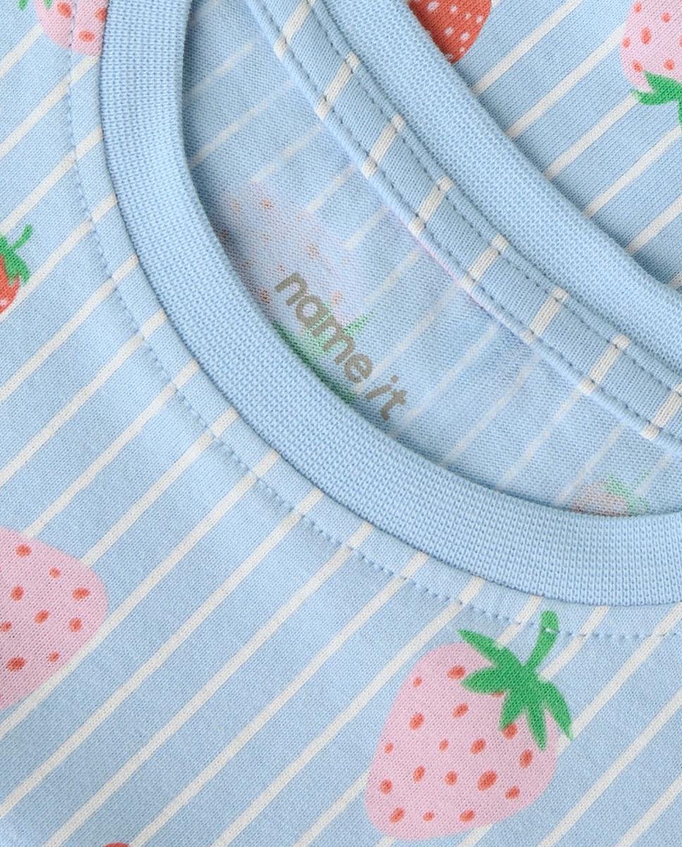 Vestido de manga corta - name it - Azul Azul-3