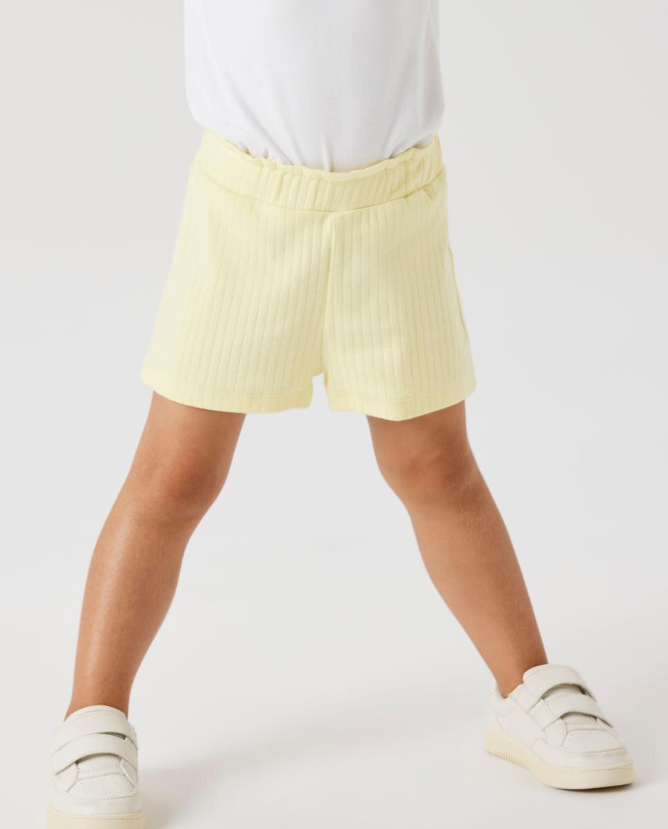 Short de niña estilo canalé - name it - Amarillo Amarillo-2