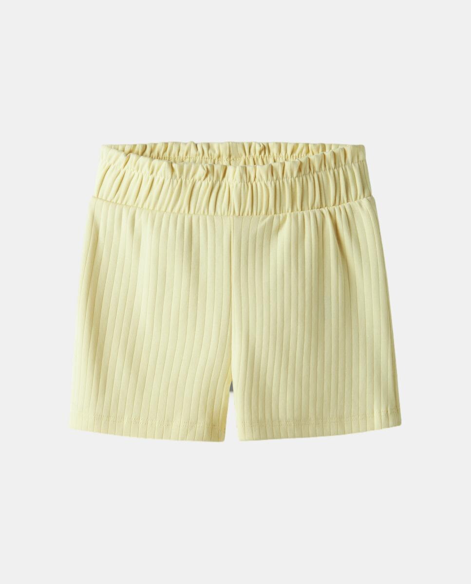 Short de niña estilo canalé - name it - Amarillo Amarillo-3