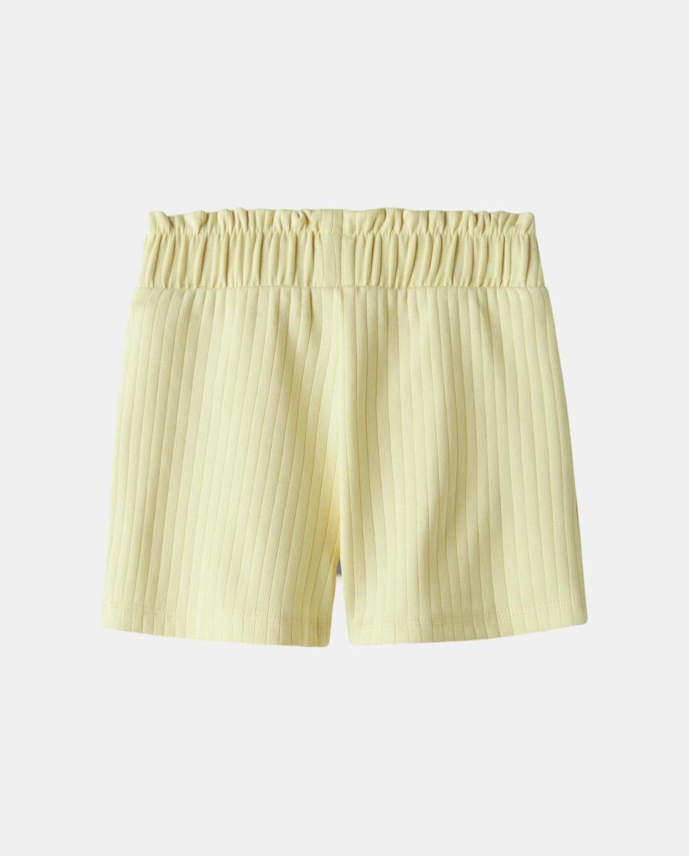 Short de niña estilo canalé - name it - Amarillo Amarillo-4