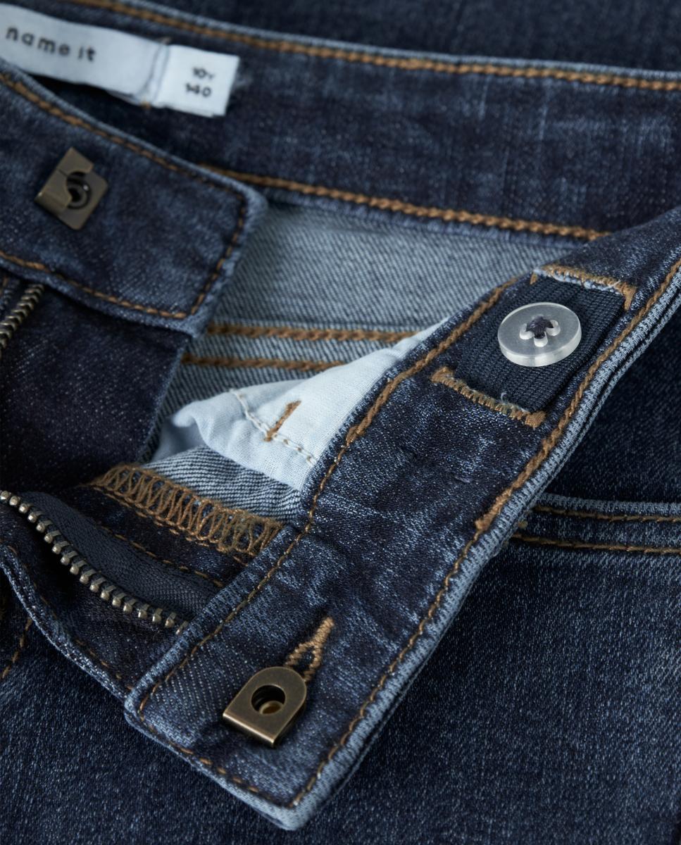 Jeans à Boca de Sino Azul-marinho-4