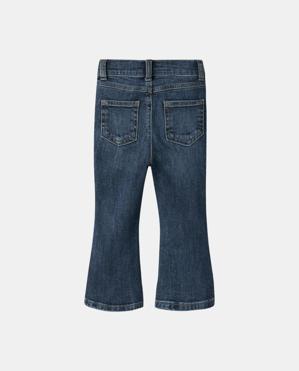 Jeans à Boca de Sino Azul-marinho-3