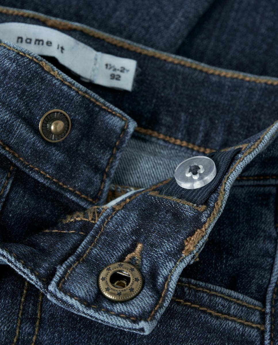 Jeans à Boca de Sino Azul-marinho-4