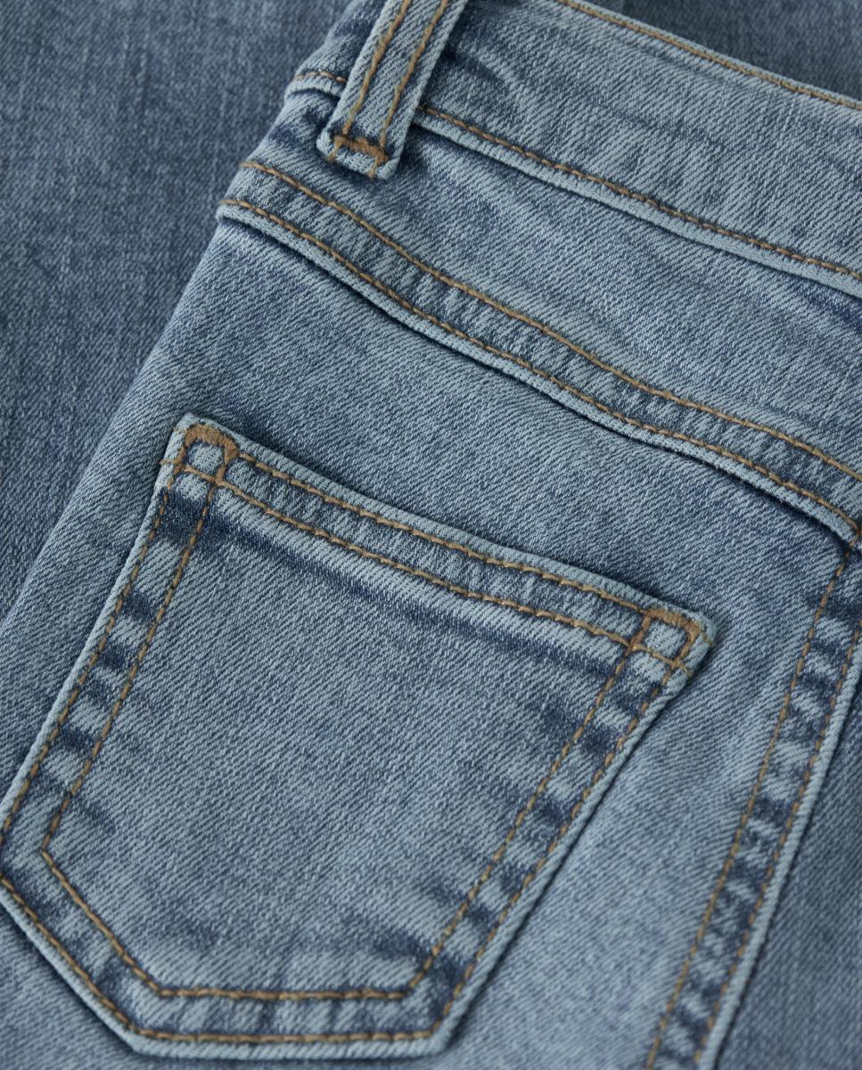 Jeans à Boca de Sino Azul-5