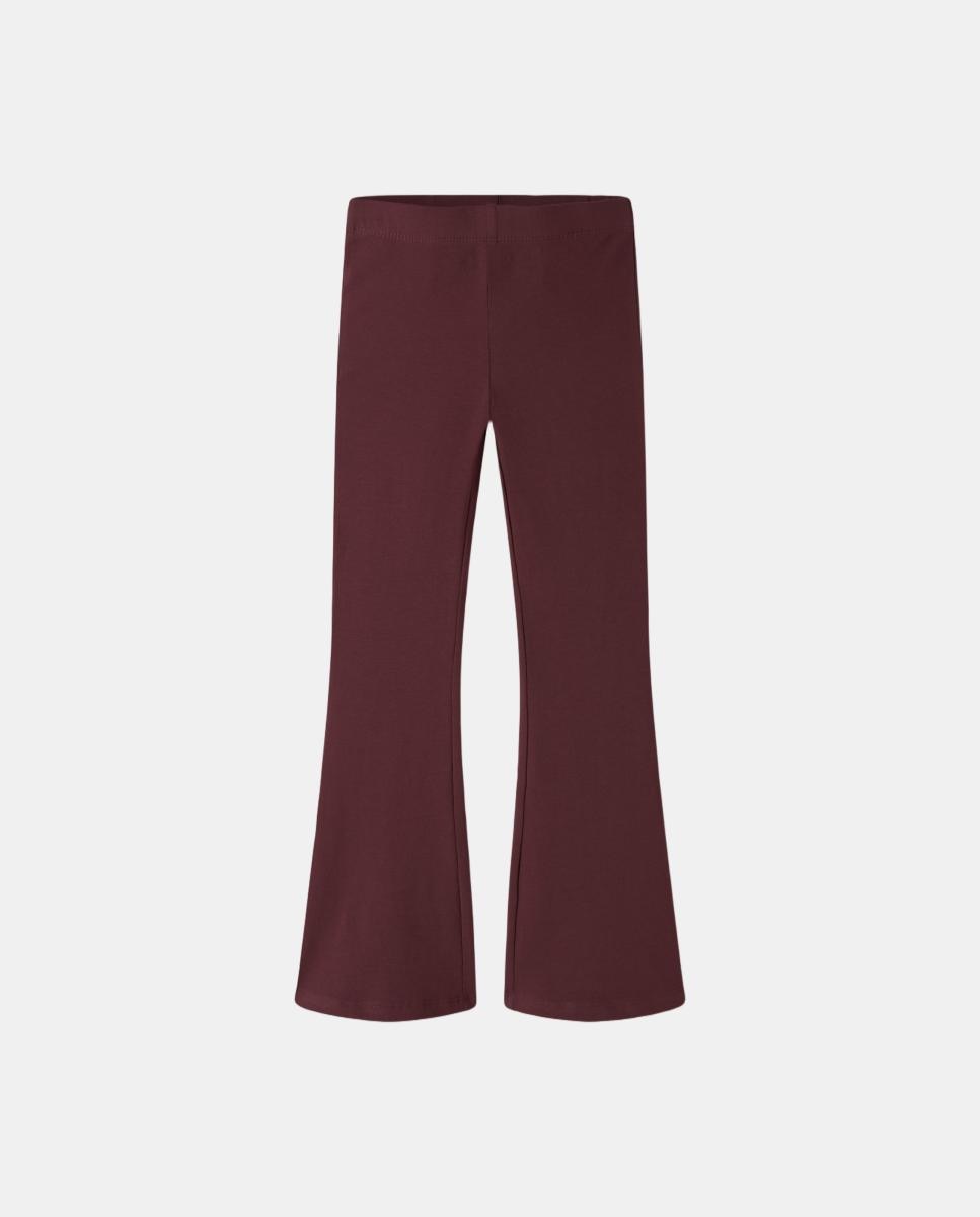 Leggings à Boca de Sino Bordeaux-2