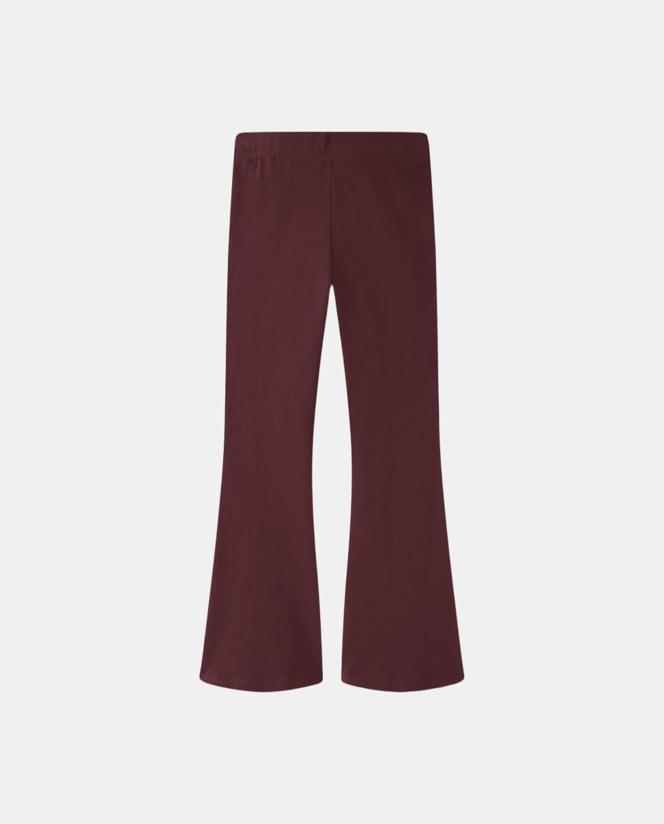 Leggings à Boca de Sino Bordeaux-3