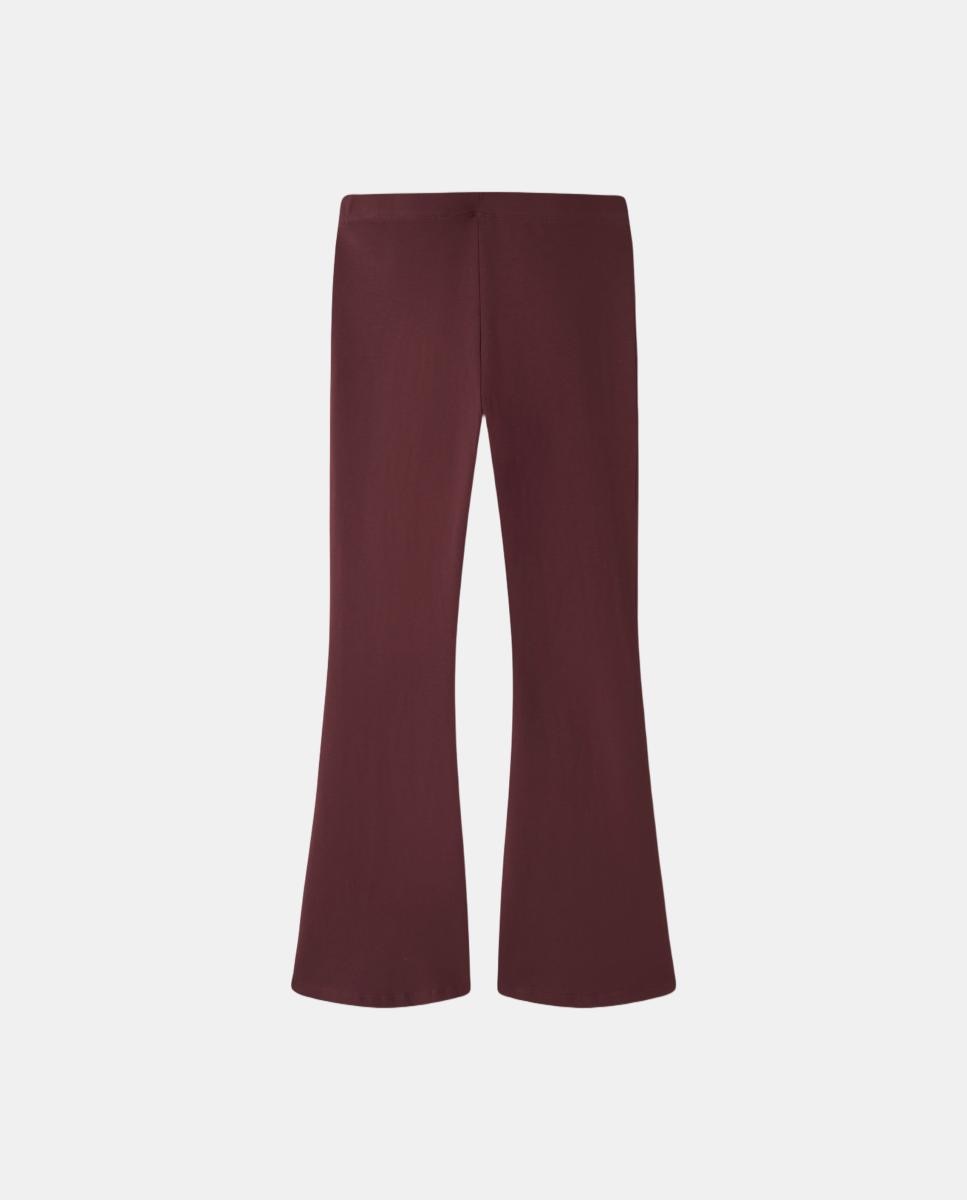 Leggings à Boca de Sino Bordeaux-2
