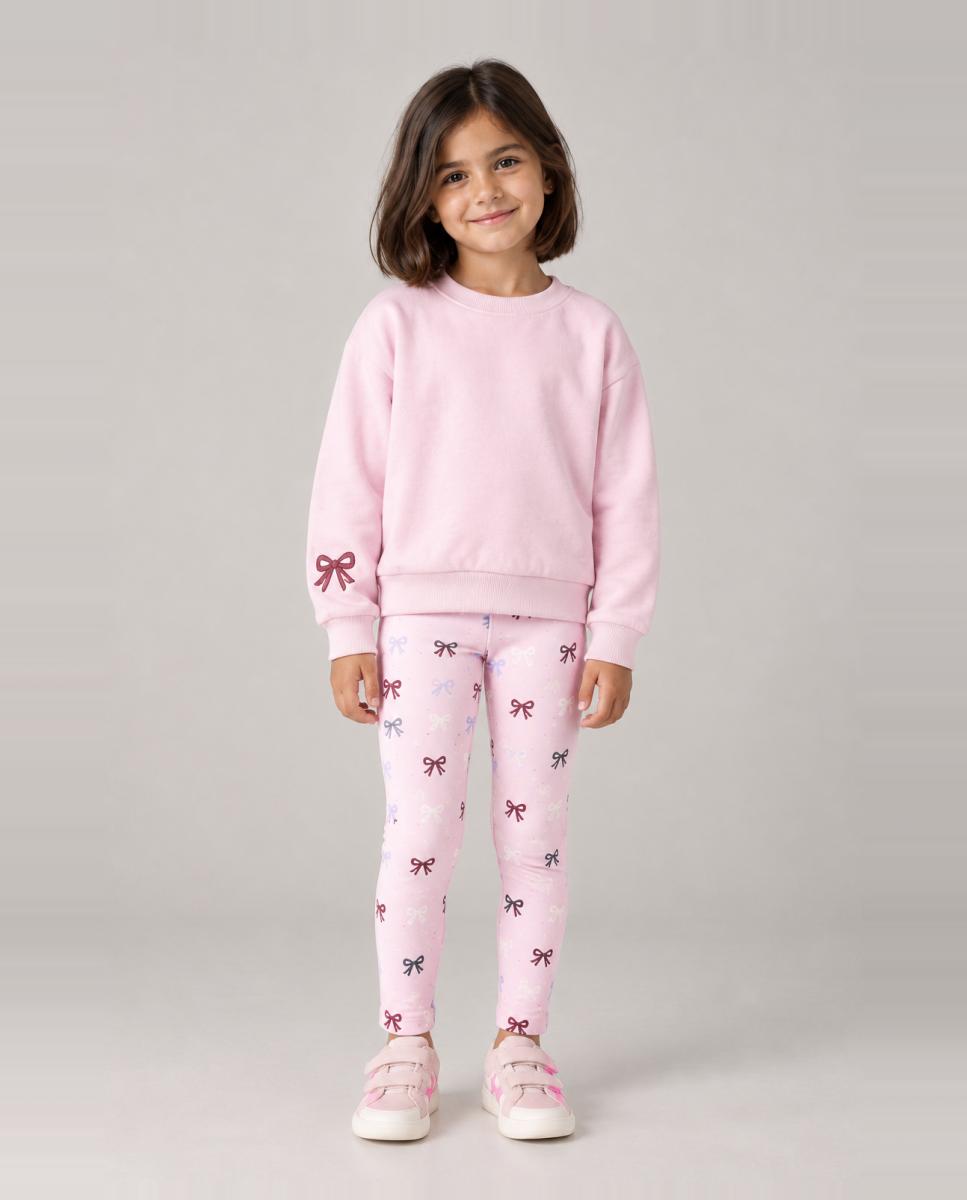 Legging estampado de niña - name it - Rosa Rosa-1
