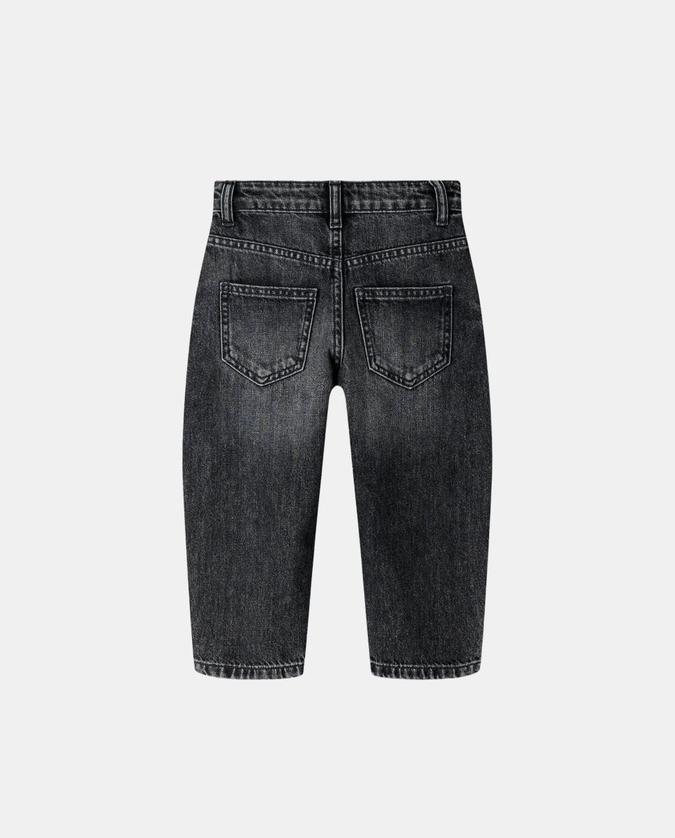 Jeans Barrel para Criança Cinzento-escuro-3