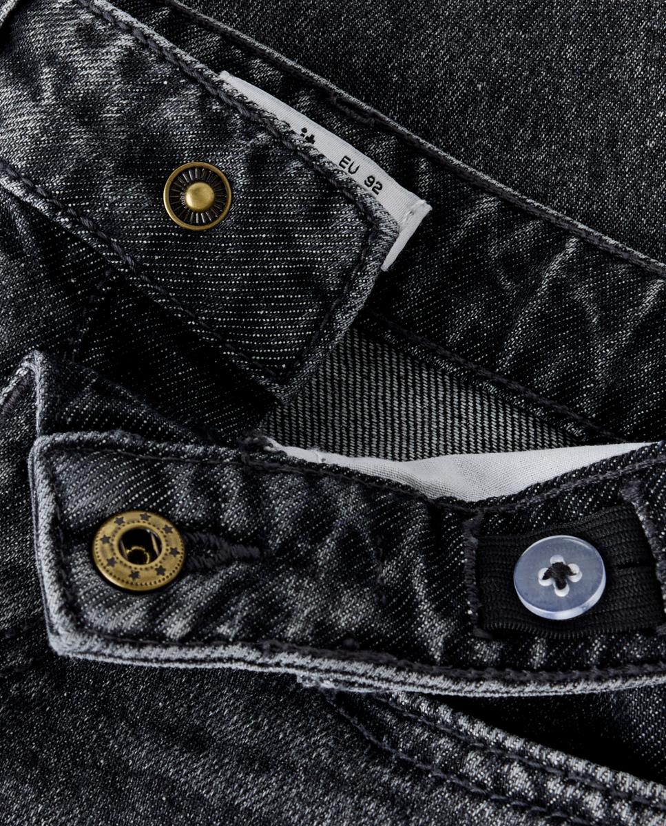 Jeans Barrel para Criança Cinzento-escuro-4