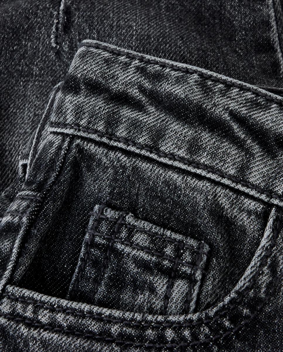 Jeans Barrel para Criança Cinzento-escuro-5