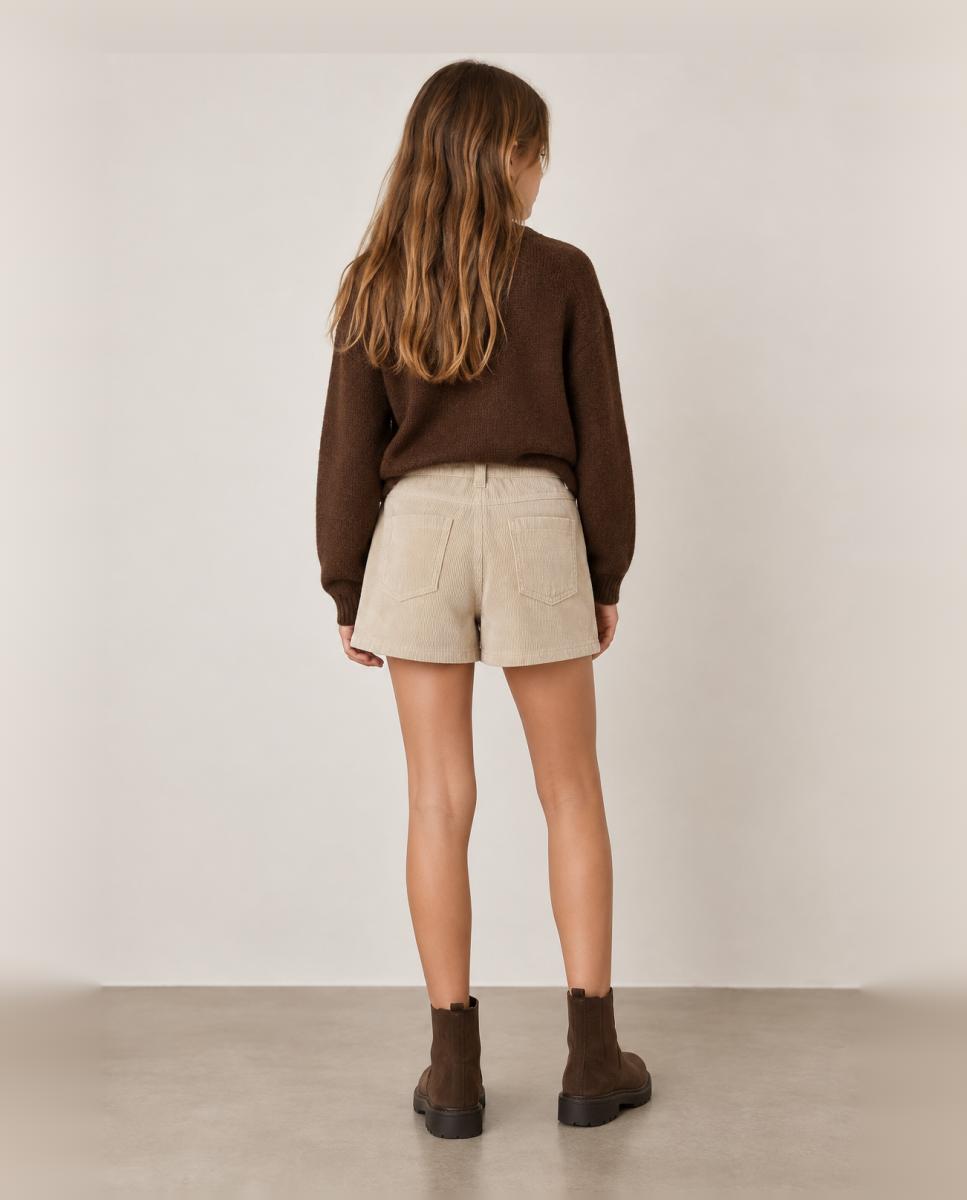 Falda pantalón de pana - name it - Beige Beige-2