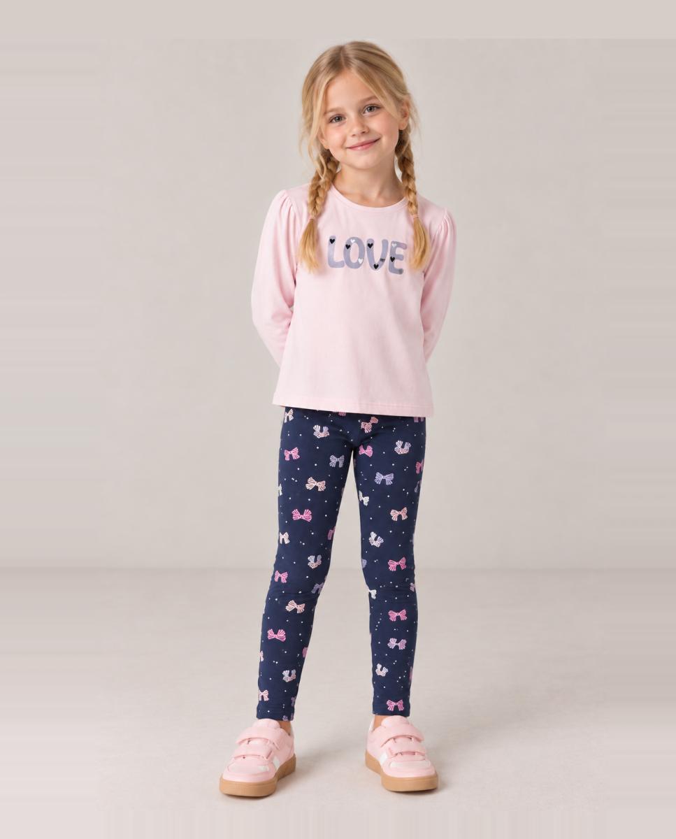 Legging estampado de niña - name it - Azul Azul-1