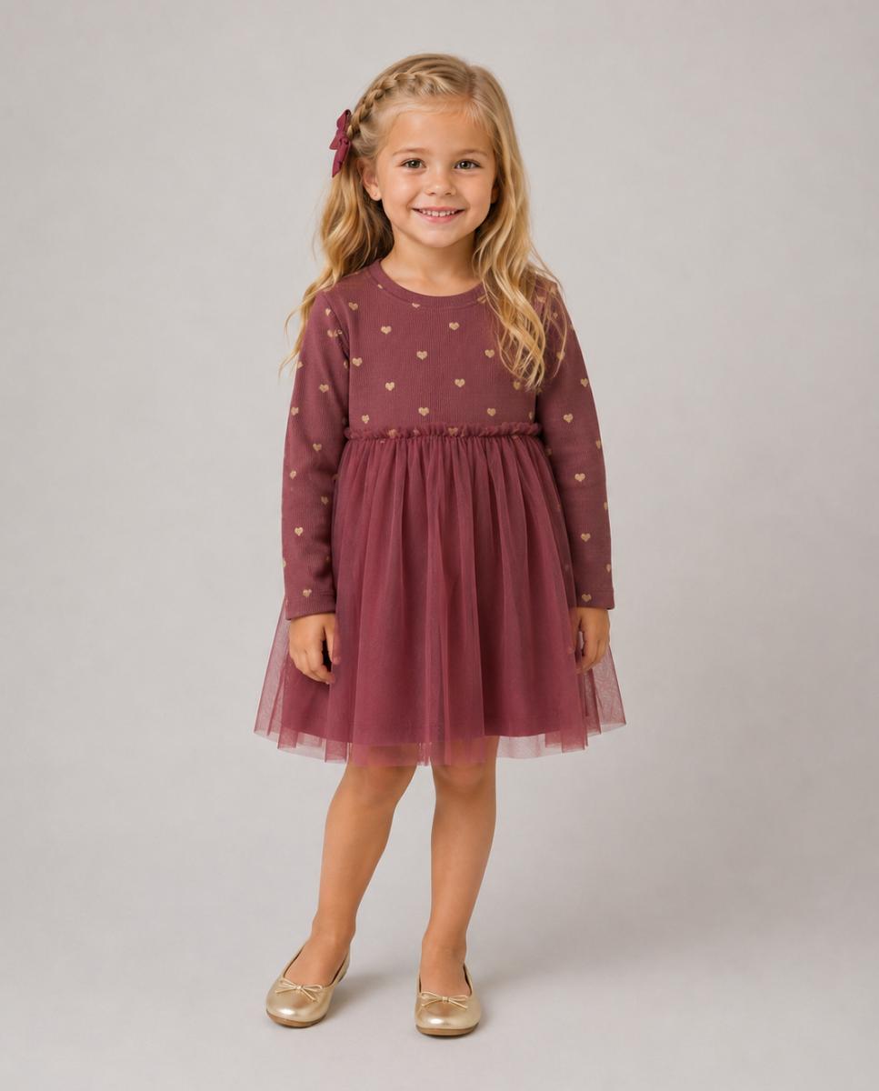Imagem 0 de Vestido com Saia de Tule para Menina