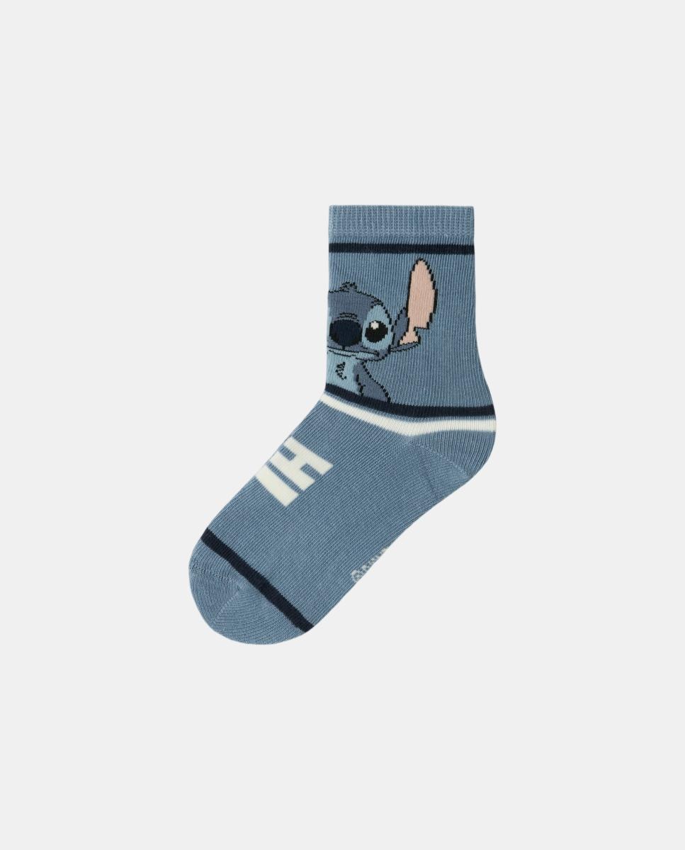 Conjunto de Meias Stitch Azul-marinho-3